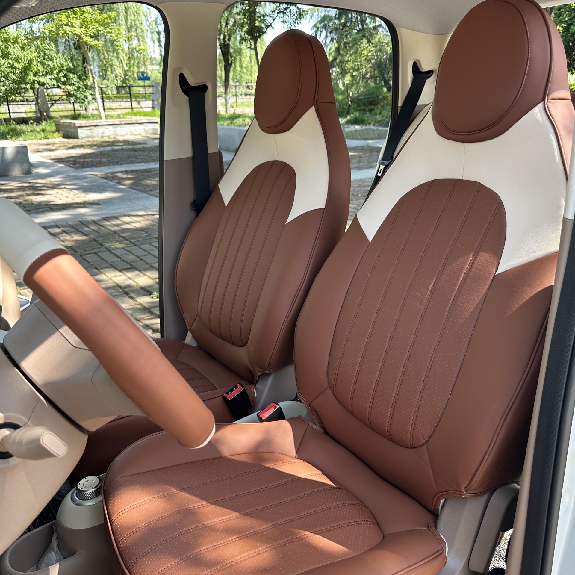 25 Models of Wuling Hongguang Mini Seat Covers, Four-Door Version, Fourth Generation Special Seat Covers, Mini Macaron Breathable Car Seat Cushions