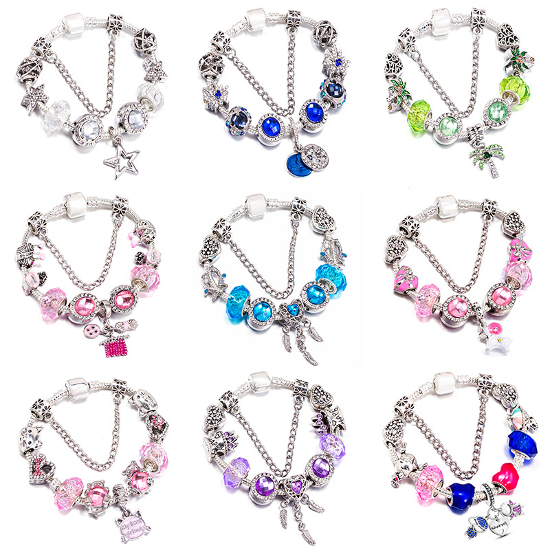 Zunmi's New Cross-border European And American Style Popular Jewelry, Star Cartoon Constellation Bracelet DIY Women's_voghion.com