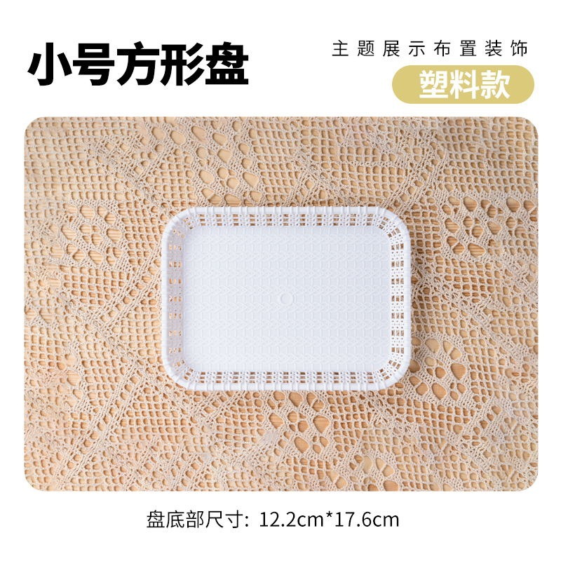 Decoración de postres de cumpleaños estante de exhibición de boda europea estante de frutas estante de pastel de plástico bandeja de bocadillos