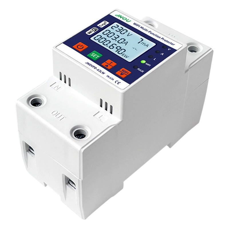 Умный Wi-Fi Электрический счетчик протектор утечки Анти-шок перенапряжения перегрузки по току домашний счетчик умный мобильный телефон 4G