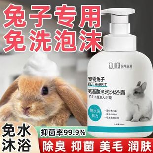 [a generation of hair] rabbit bath special pet wash-free bubble dry pet wash feet to yellow pine hamster Holland