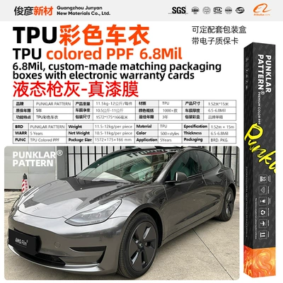 heat self-healing — Car paint protective film - liquid-gun-gray-152m-15m-roll
