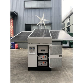 风力发电机光伏太阳能储能静音柴油发电机组一体式全自动补能系统