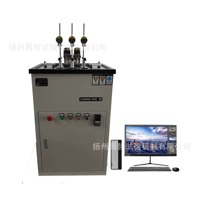 电脑热变形维卡温度测定仪 维卡软化点温度测试 塑料热变形试验机