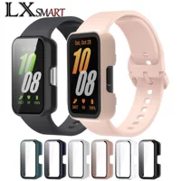 Защитный чехол (Samsung) Galaxy Fit3 SM‑R390, поликарбонат, передняя часть со стеклом закаленным, полный охват
