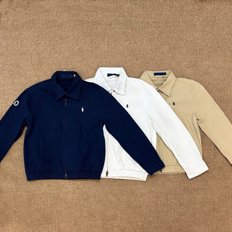 高品质RL拉夫小马标老钱风干部拉链外套polo休闲夹克男女同款棉|undefined