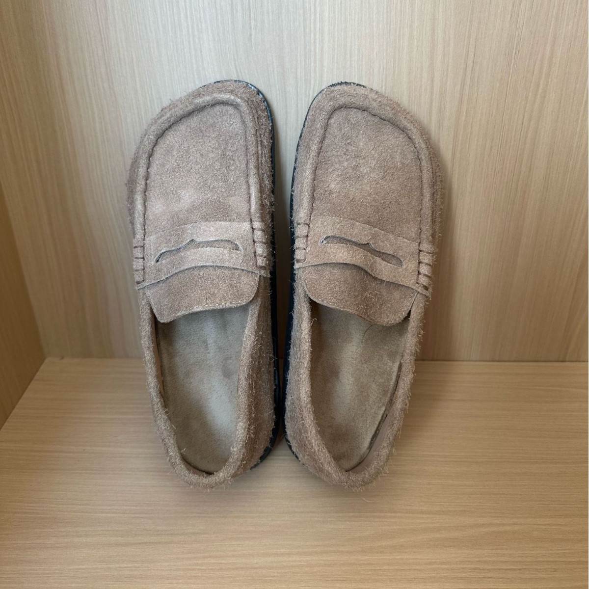 Otoño e invierno nuevos zapatos Lefu de todo fósforo cepillado de terciopelo de vaca importados