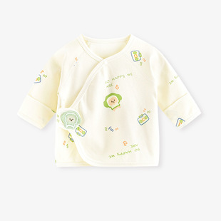 Детский комбинезон для новорожденных, хлопковая пижама на липучке, топ