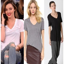 原创女装2022夏新款莫代尔t恤U领经典百搭纯色宽松口袋大码短袖女