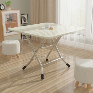Table Folding Household Dining Table Rental House Dining Small Table Student Dormitory Study Desk Outdoor Portable Stall