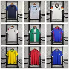 Retro Thai Version of France, Japan, Brazil, England, Portugal, Italy, Argentina National Team Retro Jerseys