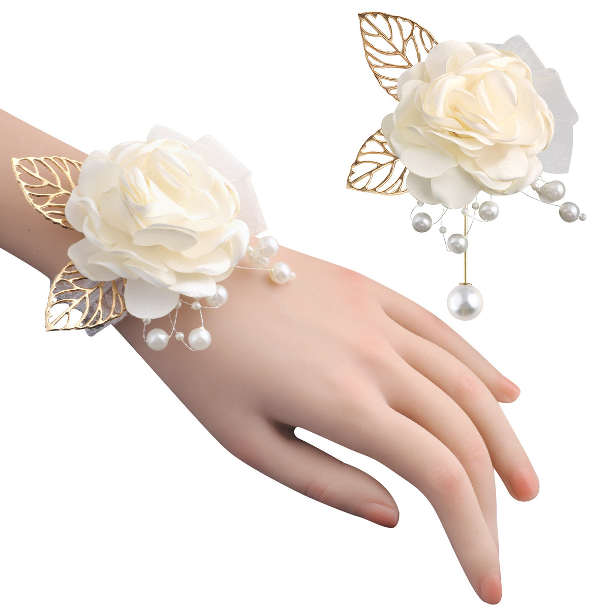 奶色手腕花+金珍胸花.jpg