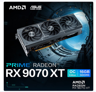 �m����A�TAMD RADEON�Α����C�Α��@�� PRIME-RX9070XT-O16G��