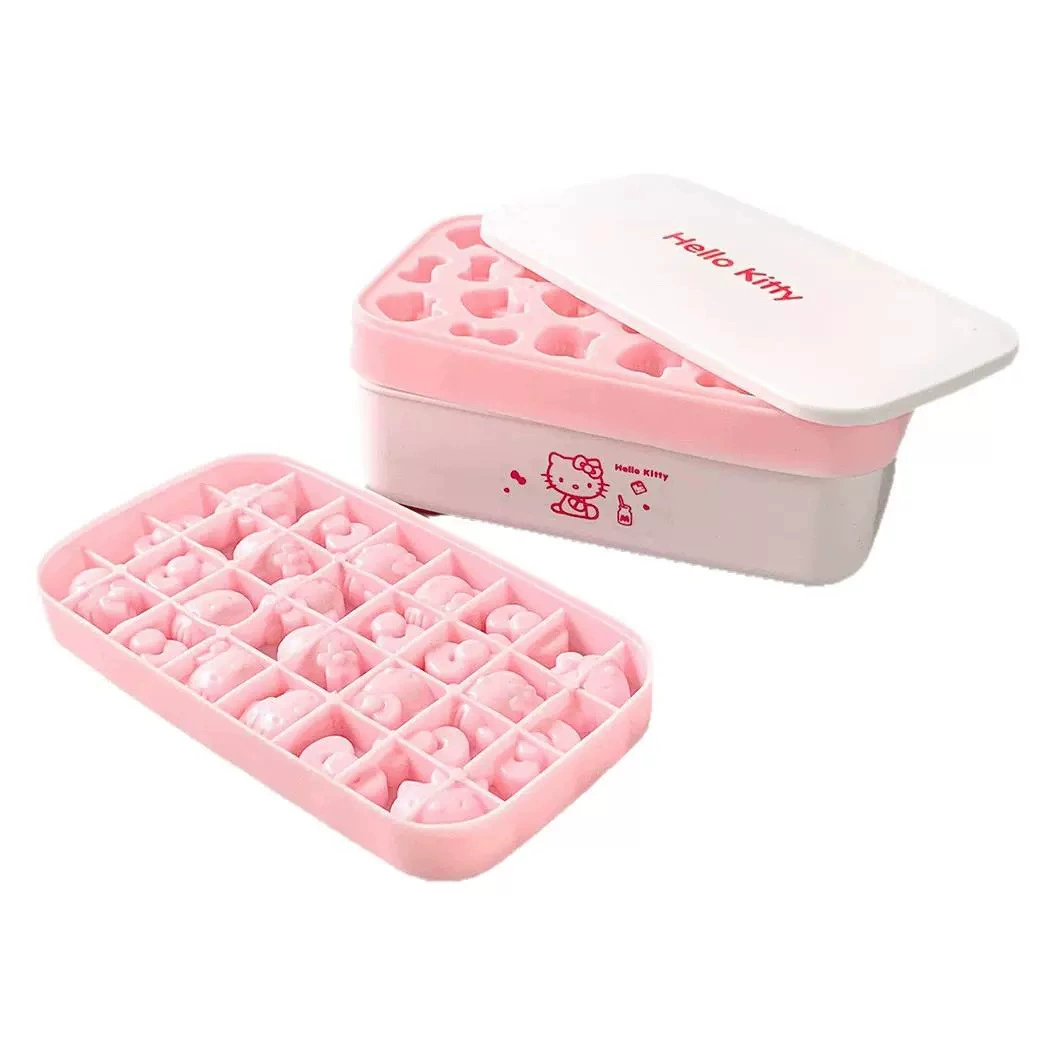 Hello Kitty, silicone mold, cartoon ice cubes