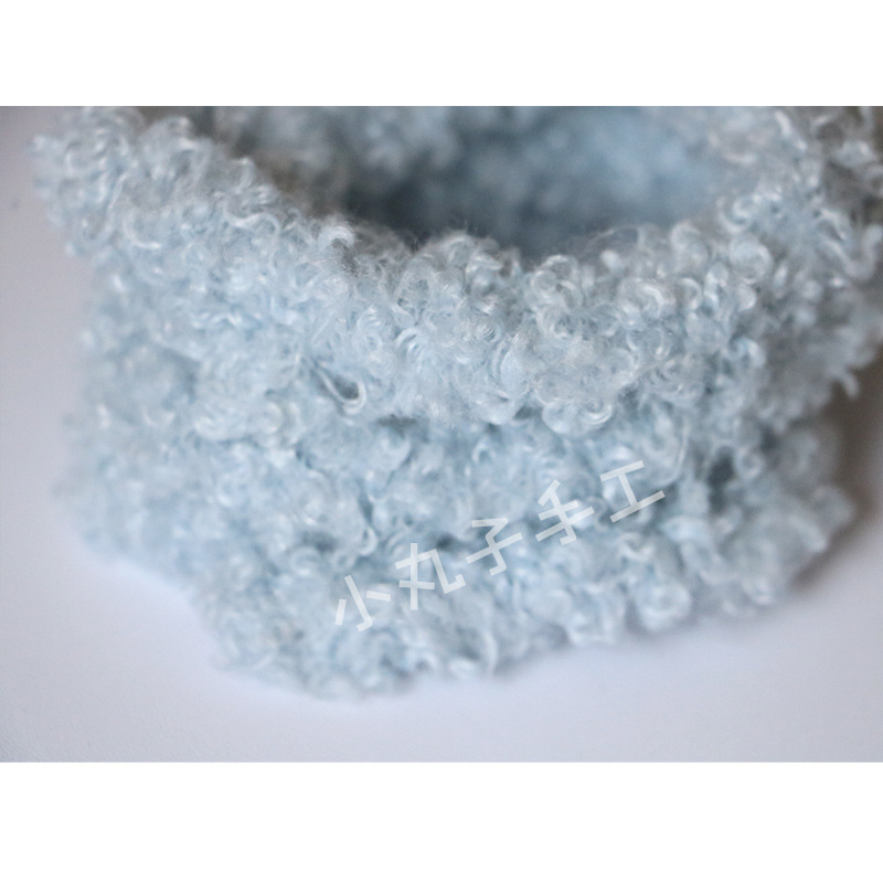 Suministro directo de fábrica 10mm lana rizado palo trenzado Super grueso Super denso hecho a mano DIY pequeña leche perro pelo raíz al por mayor