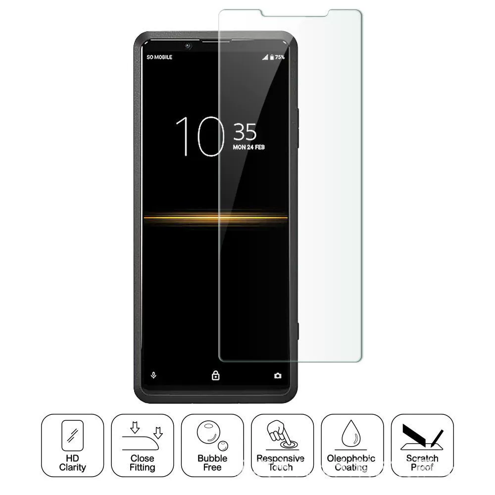Совместимая защитная плёнка из закалённого стекла для телефона Sony Xperia Pro
