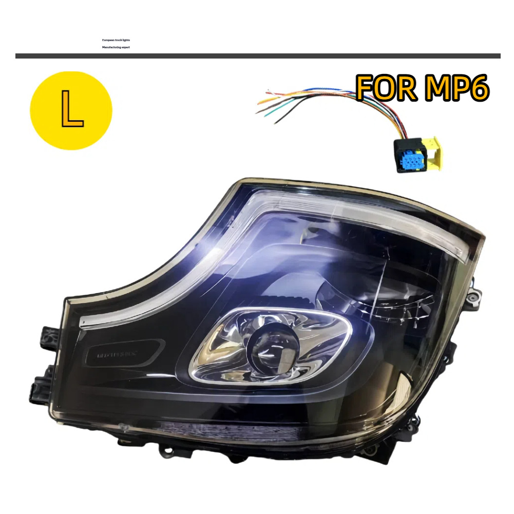 Faros LED MP4 modificados para Mercedes ACTROS MP6 luces de camión 9618200859