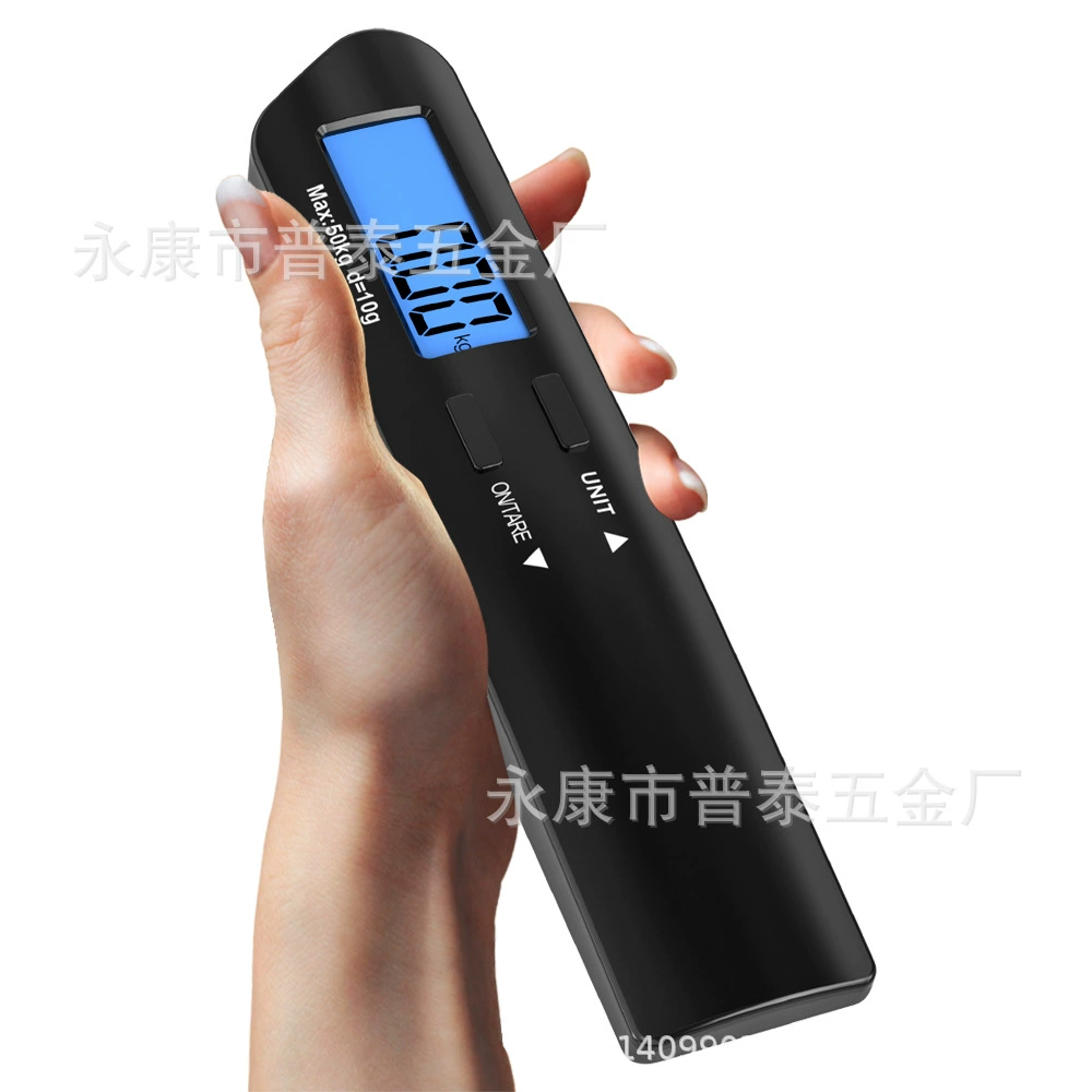 Производитель 50 кг дорожные весы для багажа бытовые небольшие внешнеторговые горячие продажи портативные весы электронные весы для багажа 50 кг