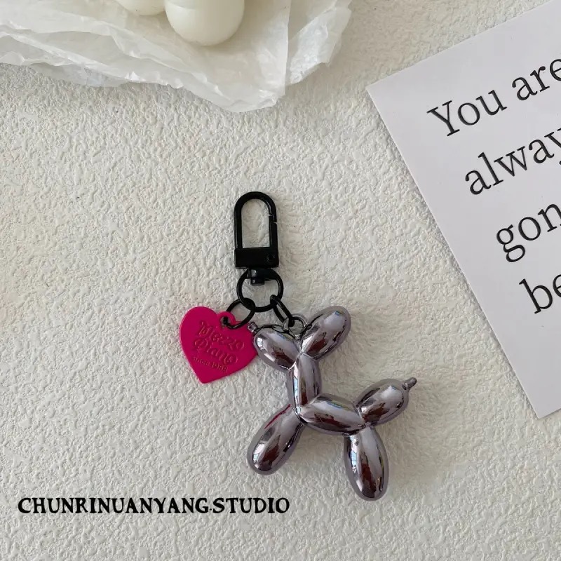 Pistola de perro negro + amor rosado + botón negro