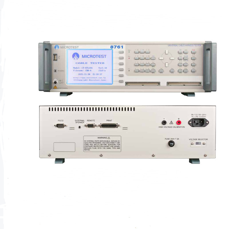 益和四线式线材测试仪8761NA线材导通 瞬断 阻抗 电压 绝缘检测仪