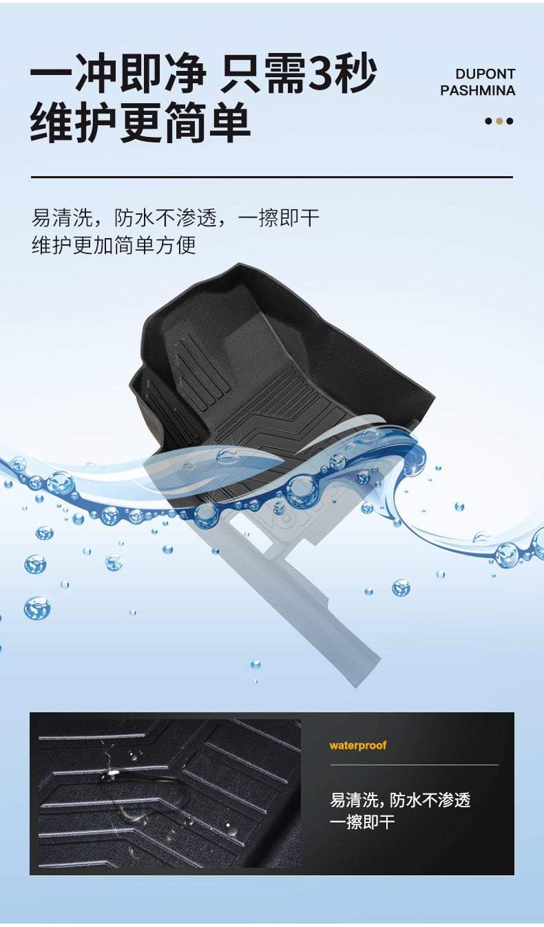 Specialized Toyota Corolla full-cover interior decoration trim carpet, dual-engine door sill covers, TPE car floor mats