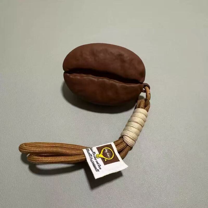 Simulated Coffee Bean Design Suitable for AirPods 4Th Generation Apple Earphone Protective Case, 12Th Generation Bluetooth Pro3 Silicone Earphone Case