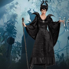 万圣节沉睡魔咒女巫服黑暗女巫婆角色扮演服Cosplay舞台演出服装