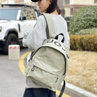 Wholesale Cross-Border New Student Backpack Female Korean Fashion College Style School Bag Casual Large Capacity Couple Backpack