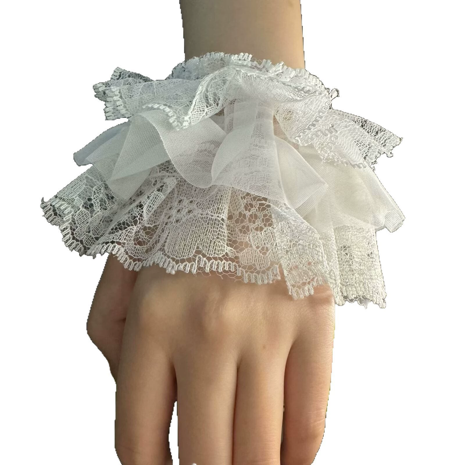 Летние новые кружевные шифоновые рукавицы с кружевными манжетами, универсальные ажурные вязаные перчатки, оптовая продажа от производителя для трансграничной торговли