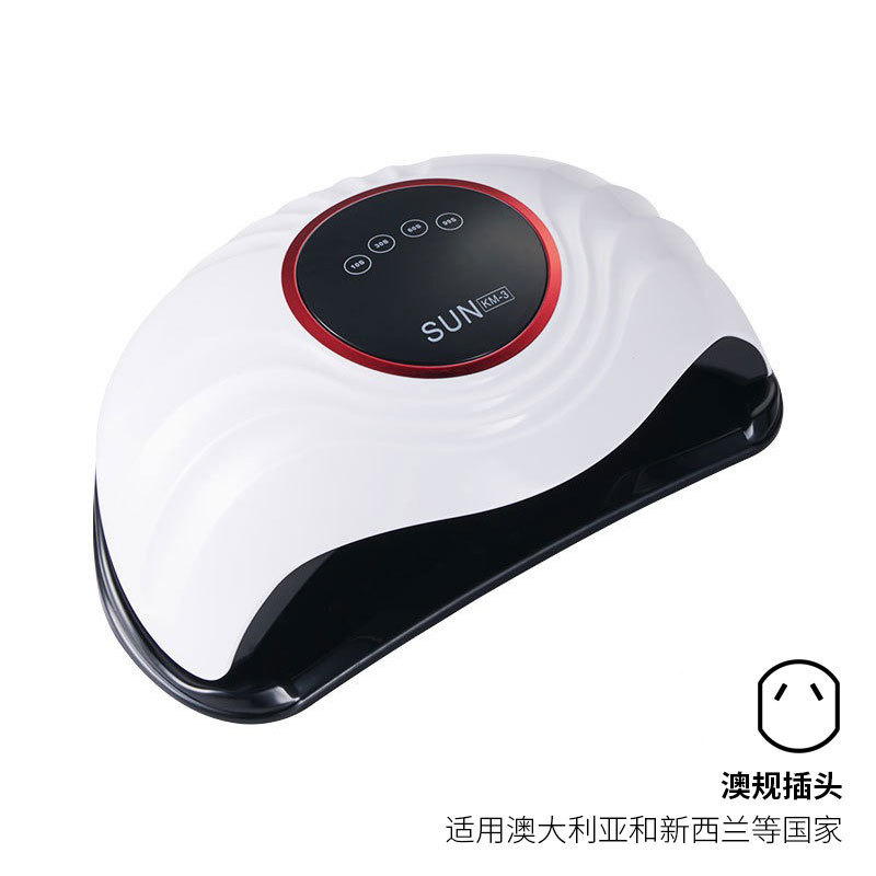 Lámpara de Uñas Transfronteriza al por Mayor, Lámpara de Fototerapia de Alta Potencia de 288W para Secado Rápido de Esmalte de Uñas en Gel, Lámpara UV Inteligente para Curado de Uñas