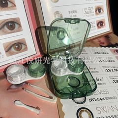 透明隱形眼鏡盒兩副裝美瞳盒子ins風簡約時尚伴侶盒批發護理盒