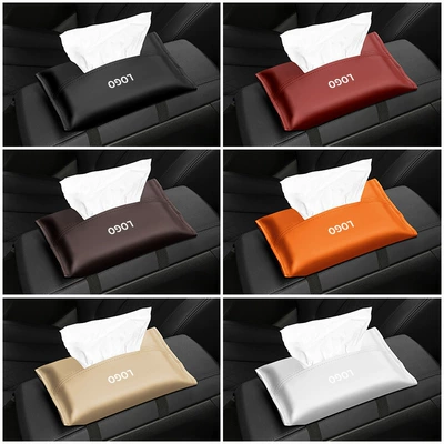 car-mounted leather sun visor hanging Car tissue box/set - supports-custom-logo-customization-contact-customer-service