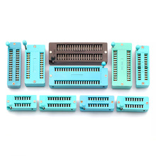 IC锁紧座活动插座单片机芯片测试底座宽窄体14/16/18/20/24/40P