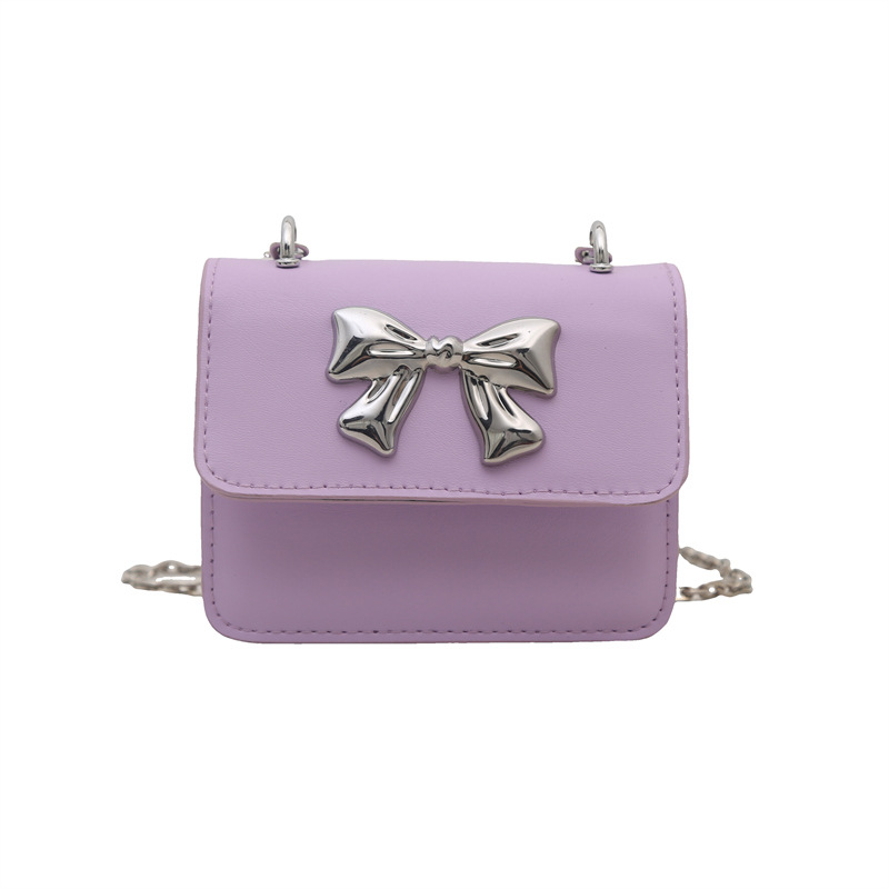 Bolsa de hombro de cadena sólida coreana de textura extranjera simple 2025 verano nuevo mini bolso cuadrado bolso de mujer