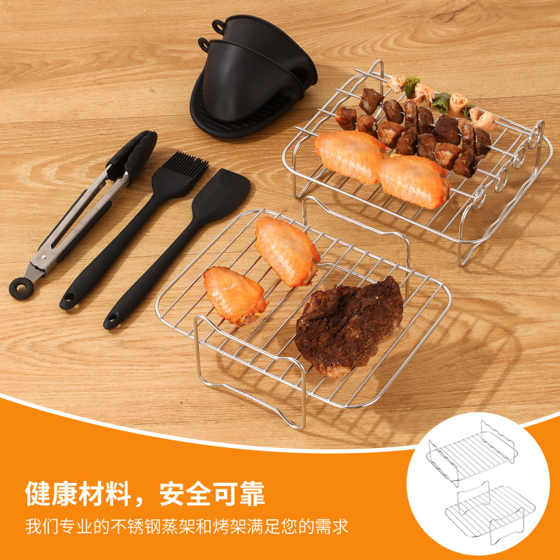 クロスボーダー热い贩売空気フライヤー部品ニニヤフーディクショアステンレスバーベキュー蒸し器卸売|undefined