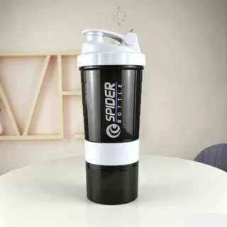 厂家直供500ML蛋白粉摇摇杯奶昔杯健身杯搅拌杯含单色印刷塑料杯