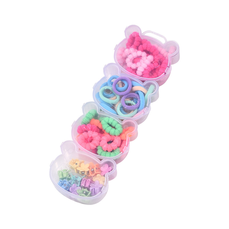 Las bandas de goma para bebés de los niños no dañan el cabello