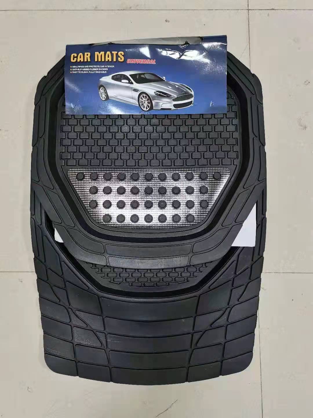 El Comercio exterior transfronterizo coche universal pie estera PVC diamante cuenca pie estera Conjunto de 4 piezas de 5 piezas Amazon AliExpress