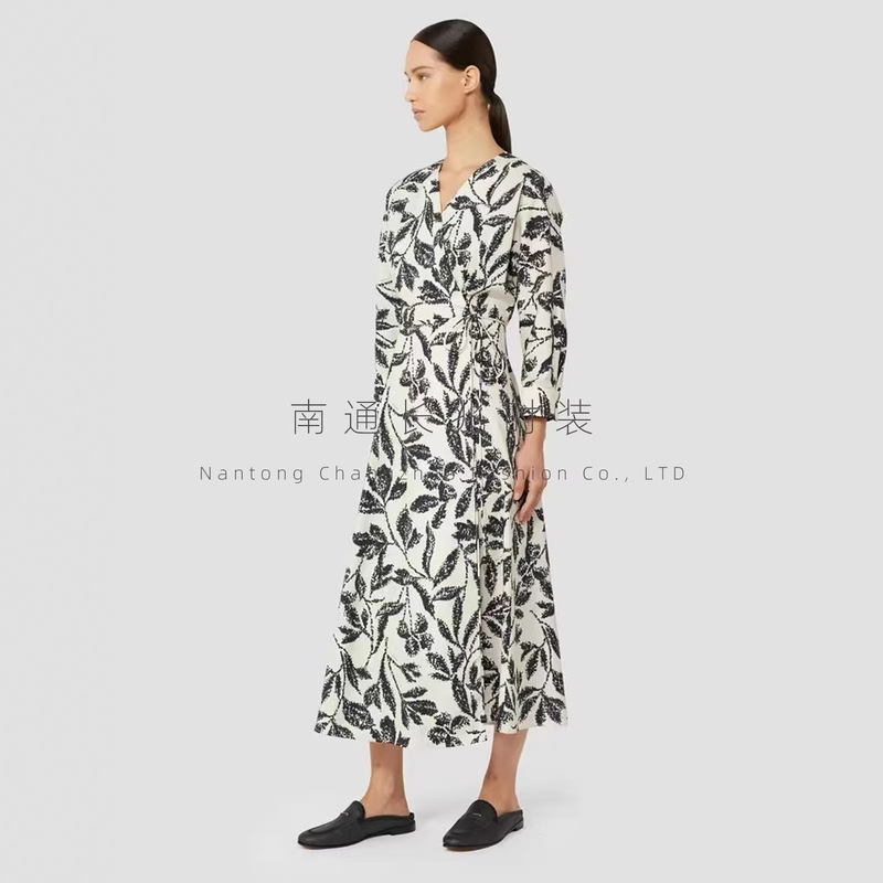 M Brand 5K+ High-Density Cotton Poplin Printed Tea Break Dress for Women, Summer 2026, Slimming, Over-The-Knee, Elegant Floral Design with a High-End Feel M Brand 5K+ High-Density Cotton Poplin Printed Tea Break Dress for Women, Summer 2026, Slimming, Over-The-Knee, Elegant Floral Design with a High-End Feel