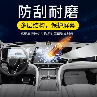 Car interior film, L Screen Tempered Film, Navigation Center Console