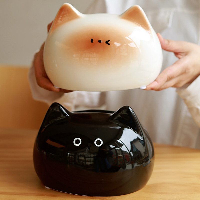 Serie de gatos siameses linda caja de dibujo caja de pañuelos linda y divertida caja de papel de servilleta de escritorio moderna decoración nueva caja de dibujo