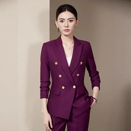 职业女裤套装;小西装;女式衬衫