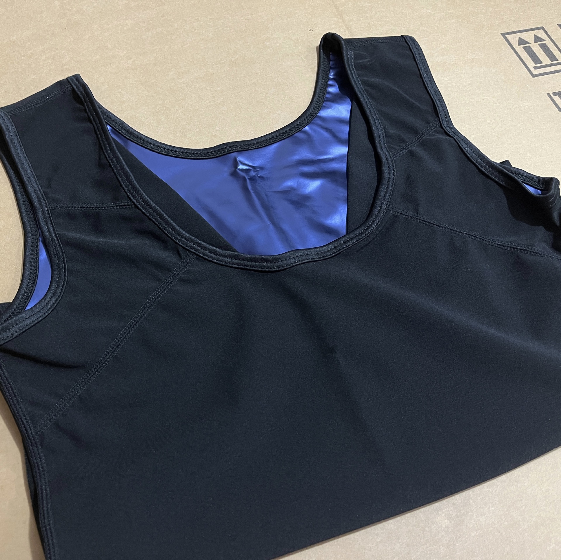 Amazon eBay chaleco de sudor de damas deportivos de acondicionamiento físico sufocante sudor abdominal abdominal yoga cuerpo explosivo sudor ropa