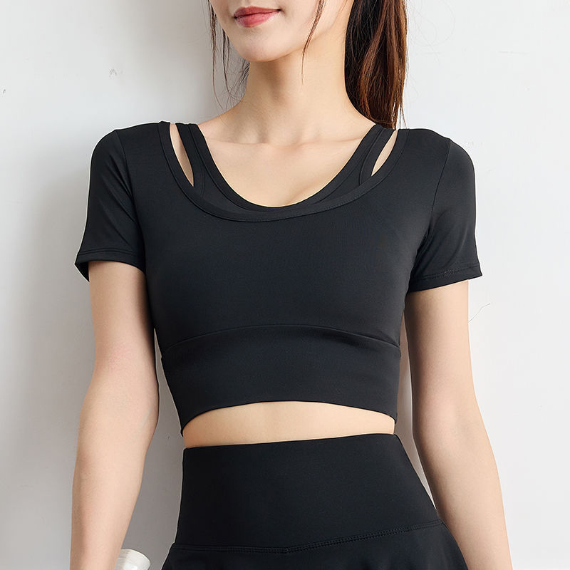 运动短裙女网球服套装速干百褶裙瑜伽半身裙防走光跑步健身羽毛球|undefined