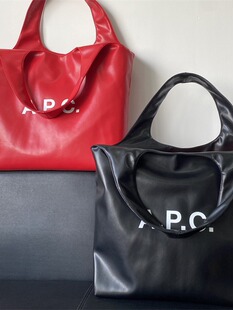 (Cross-border trading), polyurethane one-shoulder bag for men and women, linen bag, shopping bag