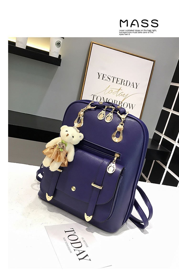 New style backpacks for women, fresh and cute student fashion and casual Korean-style women's bags, cross-border one-piece shipping worldwide undefined