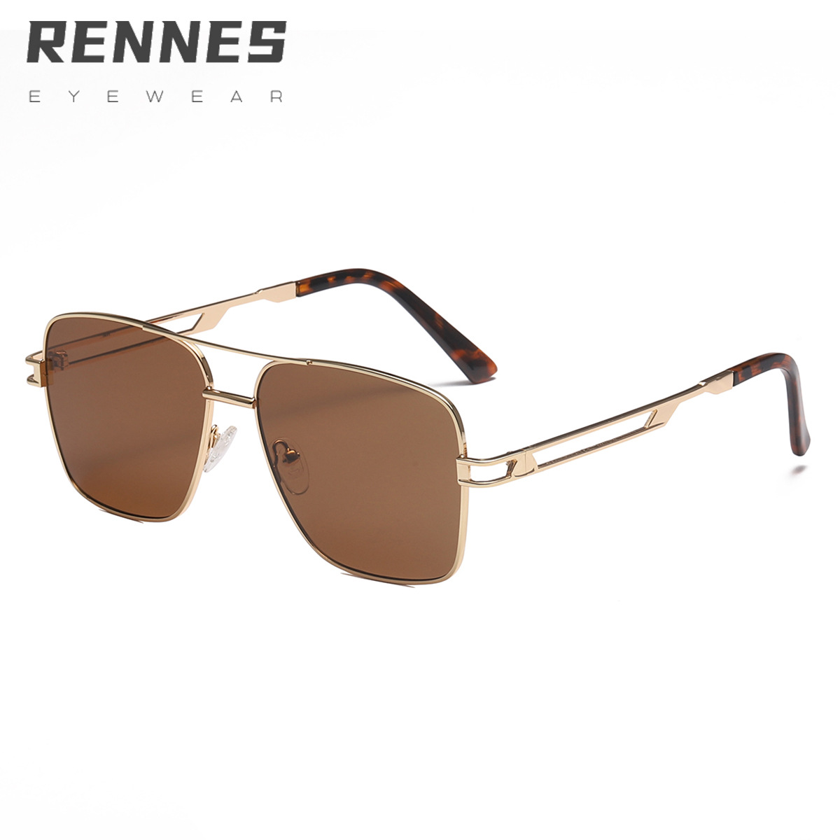 2022 nueva transfronteriza gafas huecas gafas de sol pierna personalidad europea y americana hombres y mujeres gafas de sol de moda gafas de sol 550