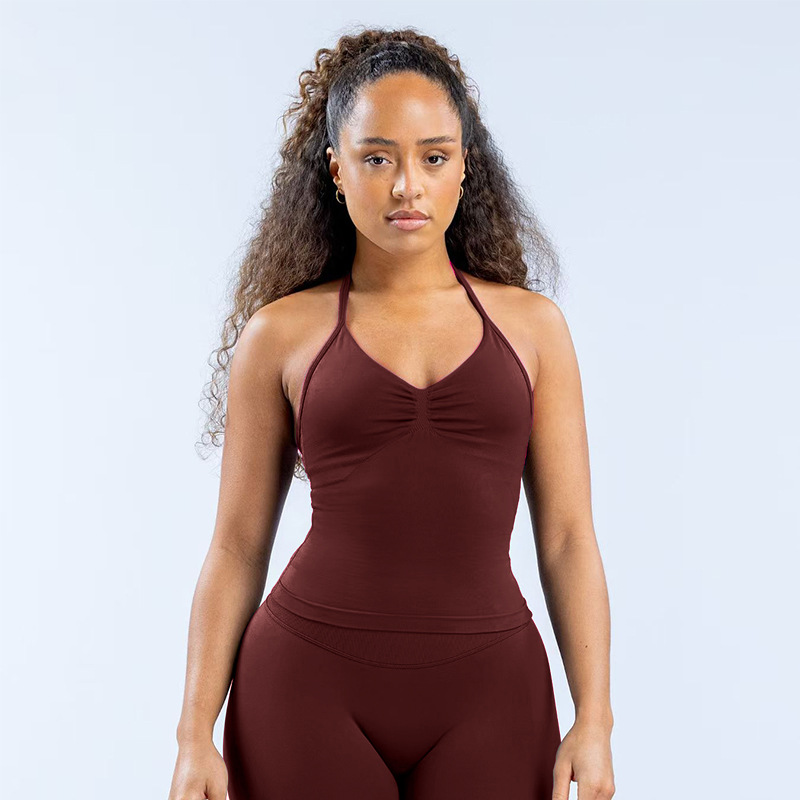 Burgundy [halter long style]
