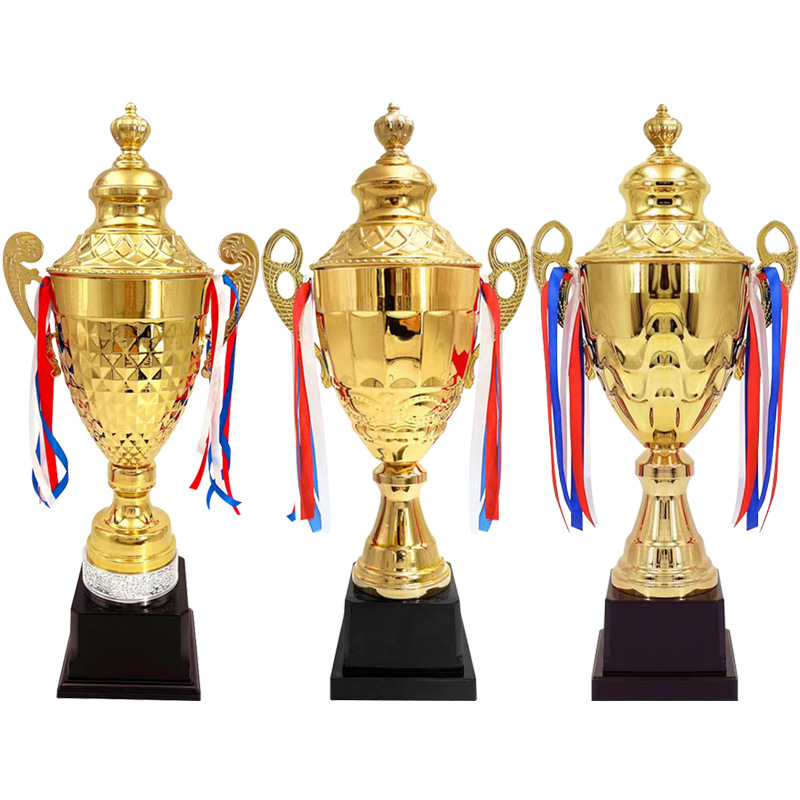 Nuevo trofeo de metal competencia competitiva trofeo creativo estudiante niños entrenamiento fútbol baloncesto deportes Medalla impresión