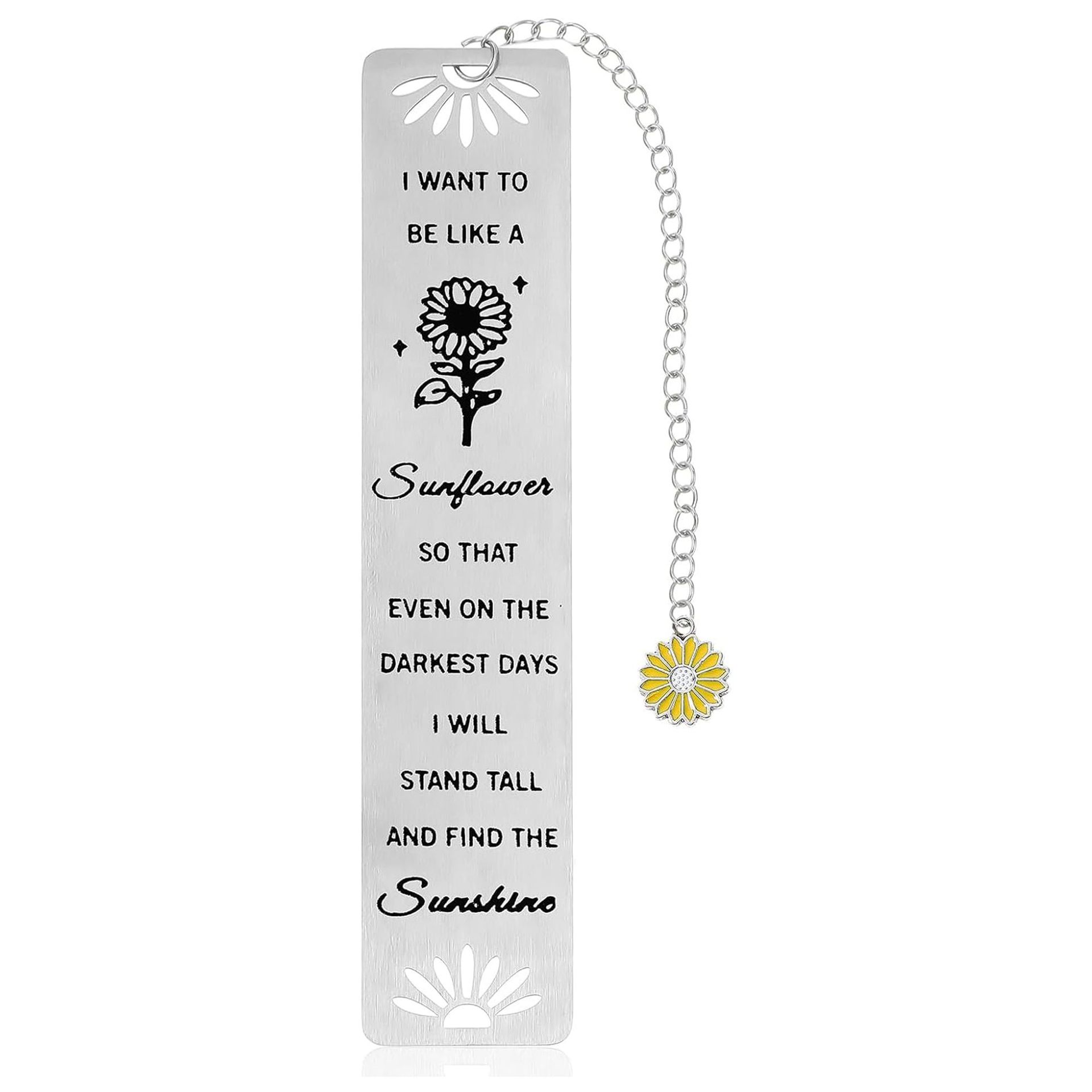 Marcadores de acero inoxidable europeos y americanos Regalos de la temporada de graduación Grabado con láser Gracias Regalos del día del maestro Libro Marcadores de metal